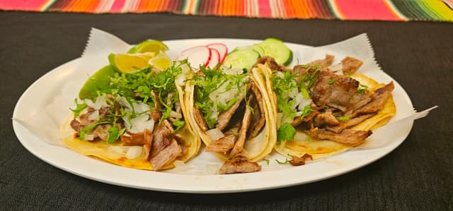 Seasoned Pork / Carne Enchilada (2) Tacos